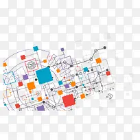 科技数据炫彩背景-空若网 科技数据炫彩背景-空若网