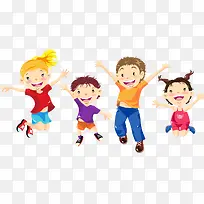 手绘快乐儿童插画-空若网 手绘快乐儿童插画-空若网