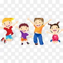 可爱小人欢呼-空若网 可爱小人欢呼-空若网