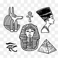 金字塔狮身人面像等免抠素材-空若网 金字塔狮身人面像等免抠素材-空若网