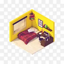 卡通扁平化家-空若网 卡通扁平化家-空若网