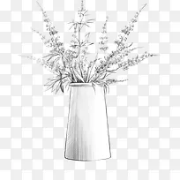 手绘花卉室内插画-空若网 手绘花卉室内插画-空若网