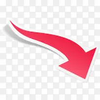 粉色卡通可爱箭头-空若网 粉色卡通可爱箭头-空若网