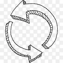 卡通手绘箭头-空若网 卡通手绘箭头-空若网