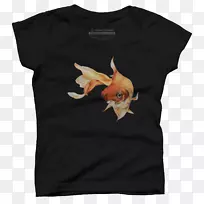 t恤衣袖黑金鱼-空若网 t恤衣袖黑金鱼-空若网