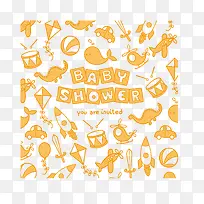 卡通手绘可爱底纹-空若网 卡通手绘可爱底纹-空若网