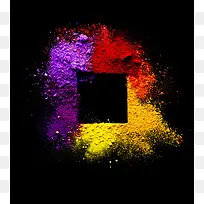 彩色粉末高清海报-空若网 彩色粉末高清海报-空若网