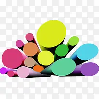 彩色圆柱招聘海报-空若网 彩色圆柱招聘海报-空若网