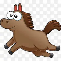 手绘卡通马图案-空若网 手绘卡通马图案-空若网