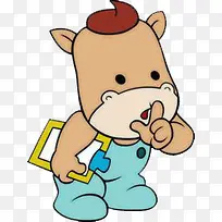 卡通可爱马-空若网 卡通可爱马-空若网