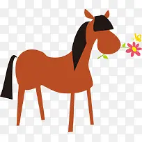 手绘卡通马-空若网 手绘卡通马-空若网