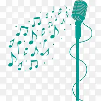 音乐教育培训麦克风创意图-空若网 音乐教育培训麦克风创意图-空若网