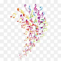 精美彩色音乐符-空若网 精美彩色音乐符-空若网