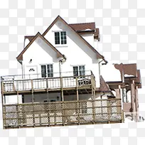 高清创意摄影效果白色别墅-空若网 高清创意摄影效果白色别墅-空若网