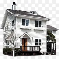 高清创意白色别墅-空若网 高清创意白色别墅-空若网