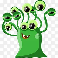 病毒细胞卡通图-空若网 病毒细胞卡通图-空若网