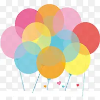 透明水彩气球-空若网 透明水彩气球-空若网