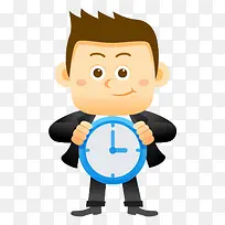商业性质卡通人物的守时-空若网 商业性质卡通人物的守时-空若网