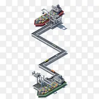 卡通扁平化建筑-空若网 卡通扁平化建筑-空若网
