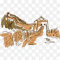 卡通手绘长城-空若网 卡通手绘长城-空若网