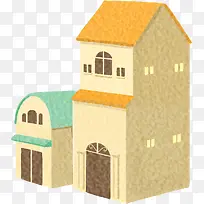 卡通可爱建筑美景-空若网 卡通可爱建筑美景-空若网