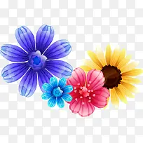 夏日多彩花朵素材-空若网 夏日多彩花朵素材-空若网