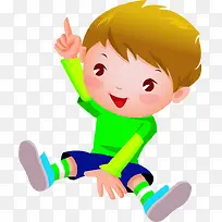 可爱食指男孩卡通-空若网 可爱食指男孩卡通-空若网