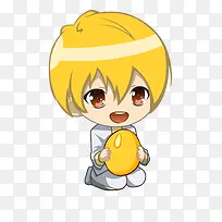 金发卡通可爱男孩-空若网 金发卡通可爱男孩-空若网
