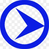 蓝色圆形箭头时尚-空若网 蓝色圆形箭头时尚-空若网