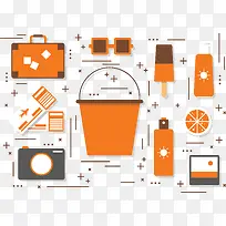 旅游计划矢量素材-空若网 旅游计划矢量素材-空若网