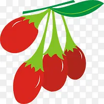 手绘枸杞-空若网 手绘枸杞-空若网