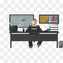 矢量办公室办公素材-空若网 矢量办公室办公素材-空若网