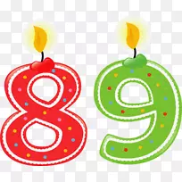 生日蛋糕蜡烛夹艺术-数字-空若网 生日蛋糕蜡烛夹艺术-数字-空若网