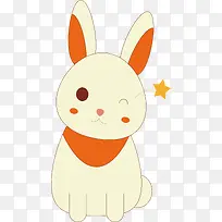 可爱小兔动物插画-空若网 可爱小兔动物插画-空若网