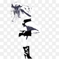 水彩性感美女-空若网 水彩性感美女-空若网