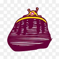 矢量手绘化妆包素材-空若网 矢量手绘化妆包素材-空若网