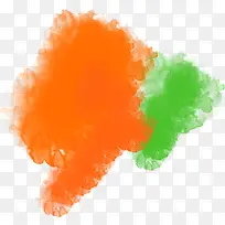 创意合成橙色绿色-空若网 创意合成橙色绿色-空若网