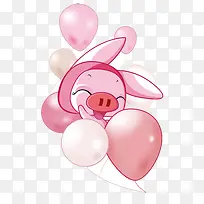 手绘卡通小猪-空若网 手绘卡通小猪-空若网