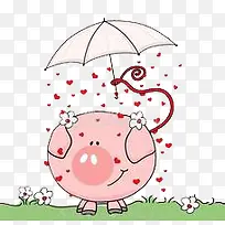 卡通可爱猪-空若网 卡通可爱猪-空若网