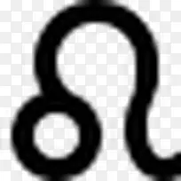 星座利奥Glyphs-symbols-icons-空若网 星座利奥Glyphs-symbols-icons-空若网