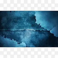 蓝色水彩文艺壁纸-空若网 蓝色水彩文艺壁纸-空若网