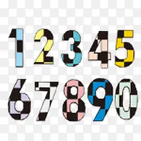 卡通数字-空若网 卡通数字-空若网