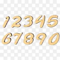 卡通数字-空若网 卡通数字-空若网