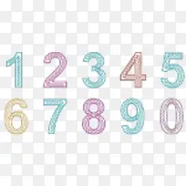 卡通数字-空若网 卡通数字-空若网