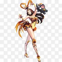 手绘人族女子-空若网 手绘人族女子-空若网