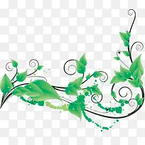 高清摄影夏日海报绿藤手绘-空若网 高清摄影夏日海报绿藤手绘-空若网