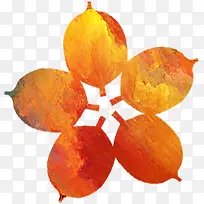 高清创意复古风格橙色花瓣-空若网 高清创意复古风格橙色花瓣-空若网