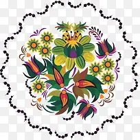 手绘创意花纹海报-空若网 手绘创意花纹海报-空若网