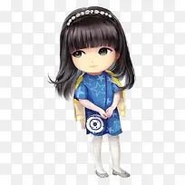 手绘女孩-空若网 手绘女孩-空若网