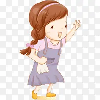 可爱招收女孩手绘-空若网 可爱招收女孩手绘-空若网